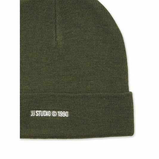 Jack & Jones Jacbottle Beanie Hat – Olive Green | Unisex Winter Knit Cap