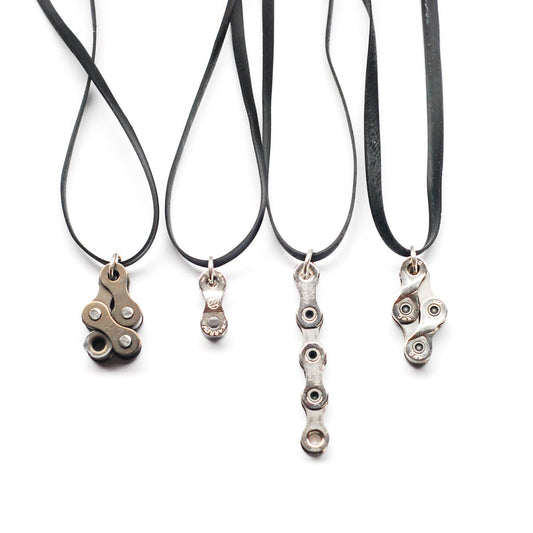 Bikeman Upcycled Bike Chain Pendant
