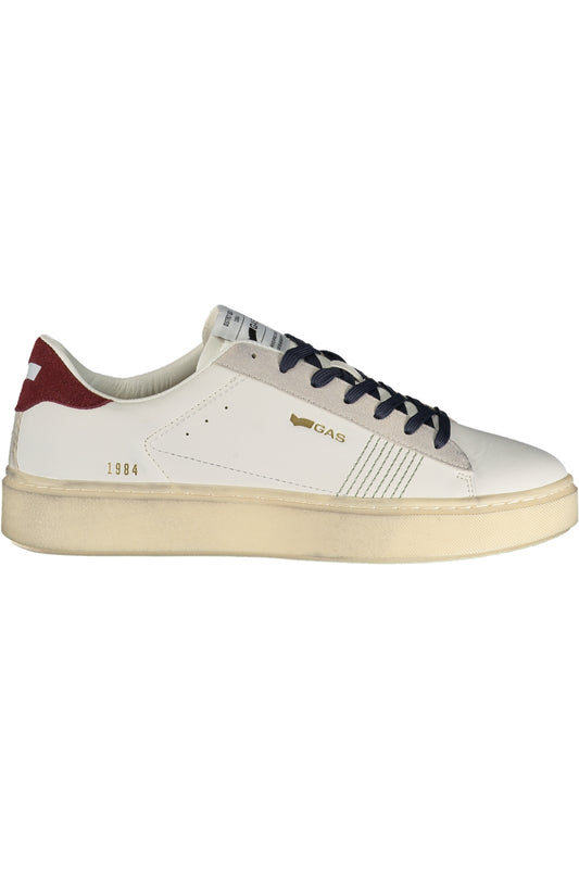 GAS Classic White Street Sneakers – Men’s Premium Casual Footwear
