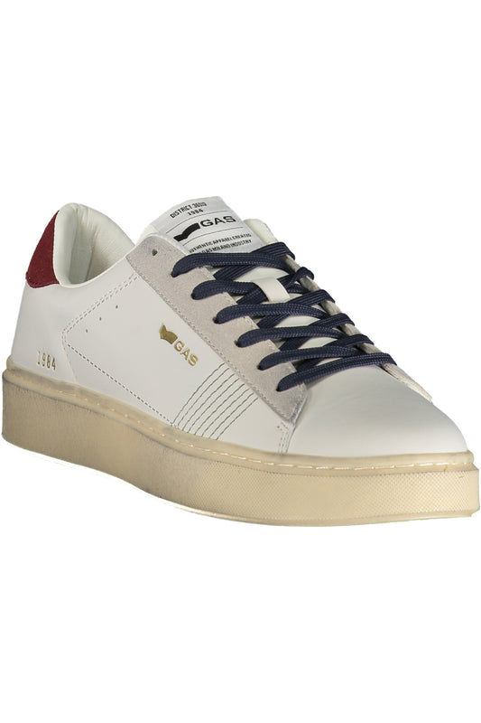 GAS Classic White Street Sneakers – Men’s Premium Casual Footwear
