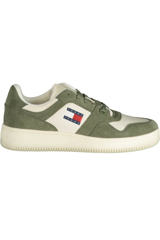Tommy Hilfiger Green Street Sneakers – Men’s Lace-Up Sports Shoes