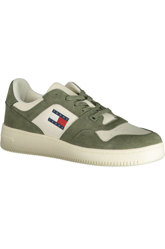 Tommy Hilfiger Green Street Sneakers – Men’s Lace-Up Sports Shoes
